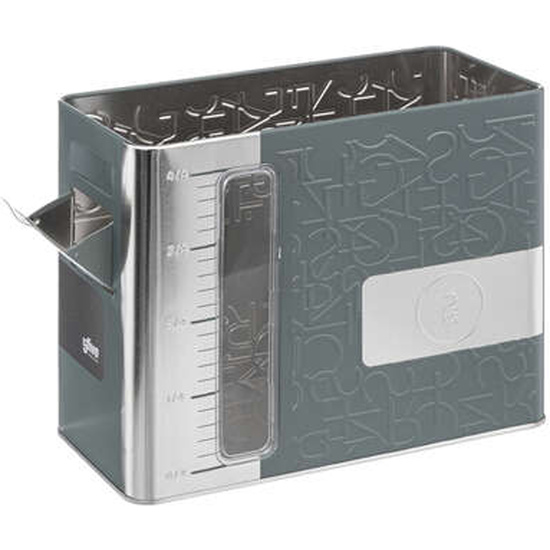 2x caja de almacenamiento color verde con medidor  para verter: caja 1kg + caja 2kg