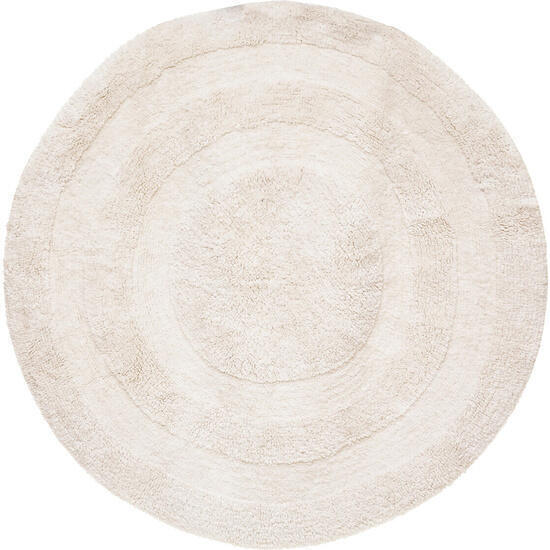 Alfombra infantil en forma de espiral color blanco - d 120 x 1 cm.