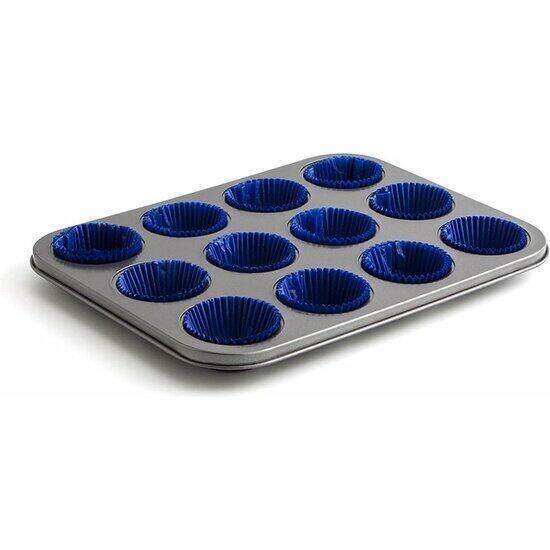 Bandeja horno + 12 cupcakes sweet color surt.