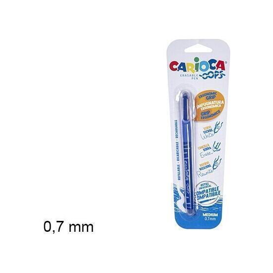 Boligrafo borrable azul 0,7mm