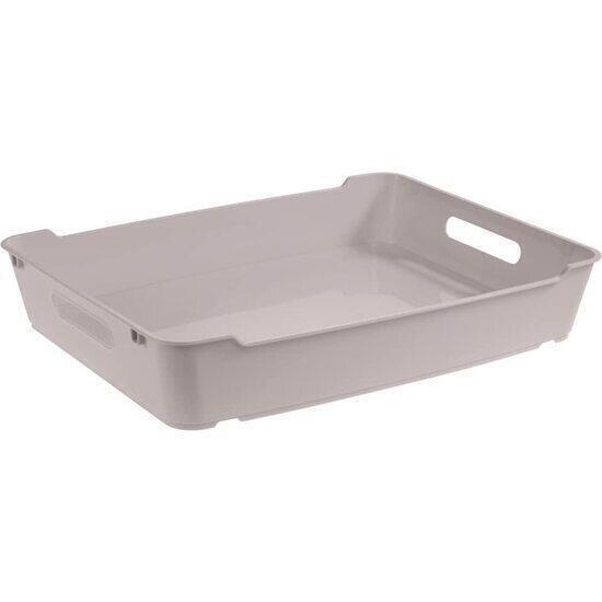 Caja de almacenaje, polipropileno, a4, lotta, gris, 37x28x6.5 cm