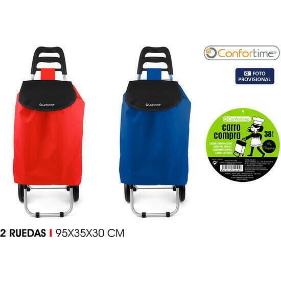 Carro compra 95x35x30cm color surtido - confortime