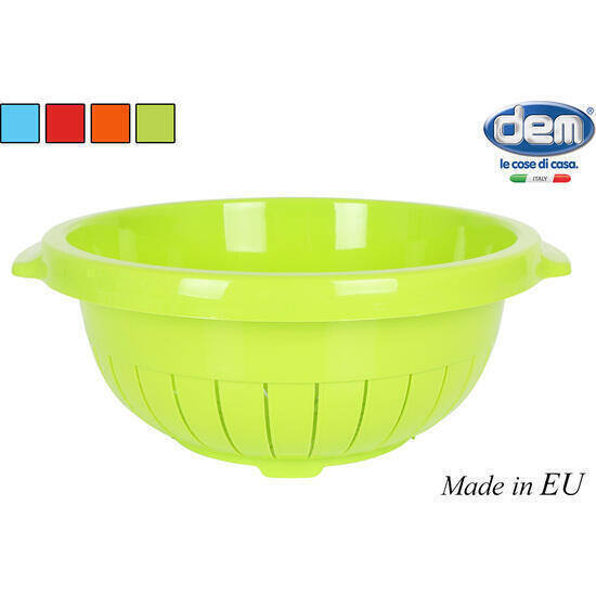 Colador con 2 asas 27x11cm - colores surtidos