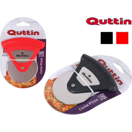 Cortapizza acero/plástico quttin - colores surtidos