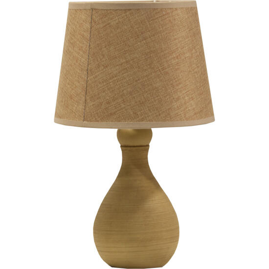 Lámpara sobremesa cerámica - beige