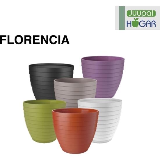 Maceta florencia - terracota - ø13x12 cm.