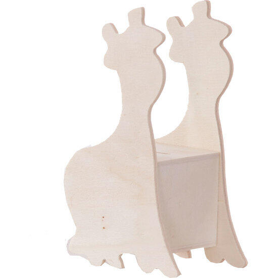 Manualidades hucha jirafa