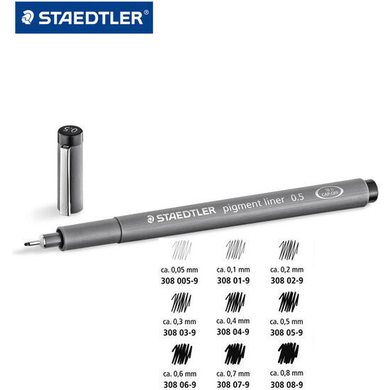 Pigment liner staedtler color - 0.5 mm
