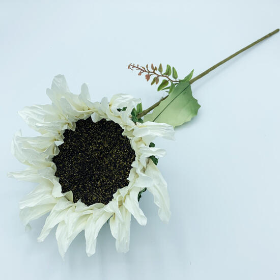 Ramo de girasol en color blanco 56 x 20 cm