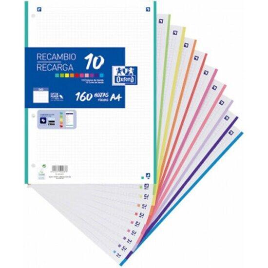 Recambio a4 160h 5x5 10 colores oxford