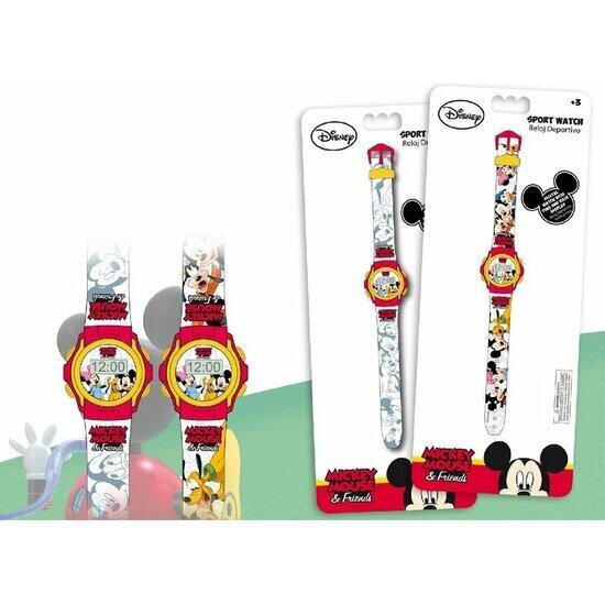 Reloj deportivo digital mickey disney surtido