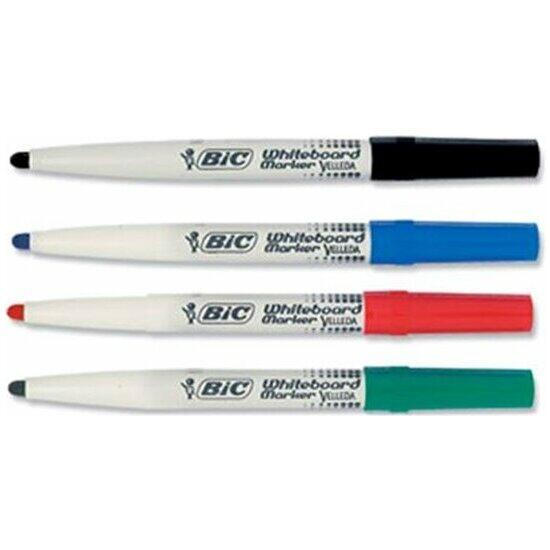 Rotulador bic velleda para pizarra blanca - negro