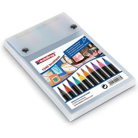Rotulador eddig 1340 brush x 10 colores