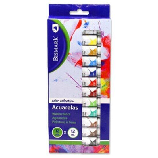 Set acuarelas tubos 12 colores x12ml