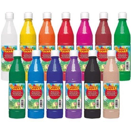 tempera líquida jovi escolar 250 ml - azul