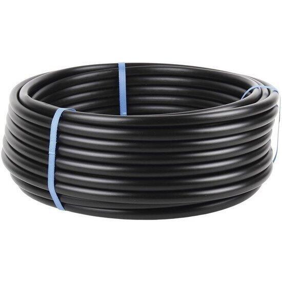 Tubos de riego por goteo (sin gotero) 50m x 16mm, color negro