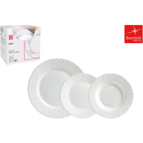 Vajilla 18pcs ebro