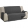 Rombo cubre sofa reversible acolchado 2 plazas antracita/negro
