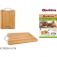 Tabla cortar bambu/metal 27x20x1,5cm quttin