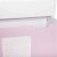 Estantería con contenedor y ruedines en color rosa|l. 62,7 x p. 30 x h. 70 cm