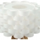 Lámpara de pie perfecta para la decoración en bambú color blanco|d. 50 x h. 150 cm