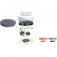 Plataforma movil para macetas prosperplast de plastico redonda con 4 ruedas 29,2 x 29,2 x